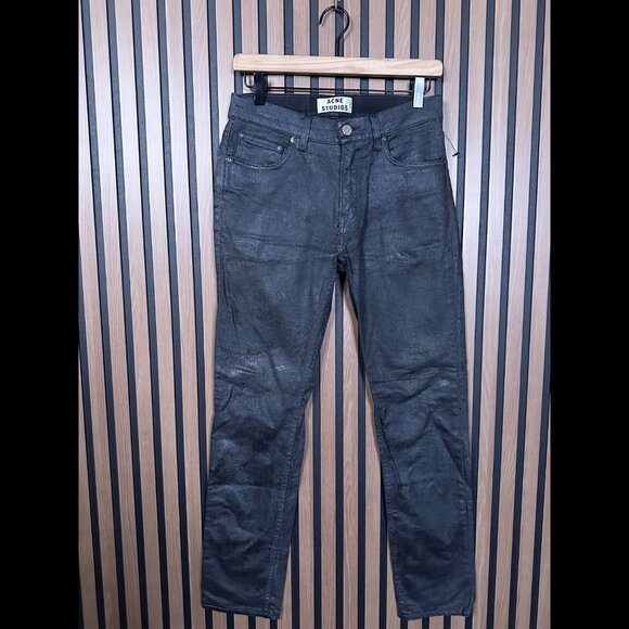 Acne Studios Pants 29 / 32 Womens Ace Cash Wax Stretch Mid Rise - Picture 1 of 11